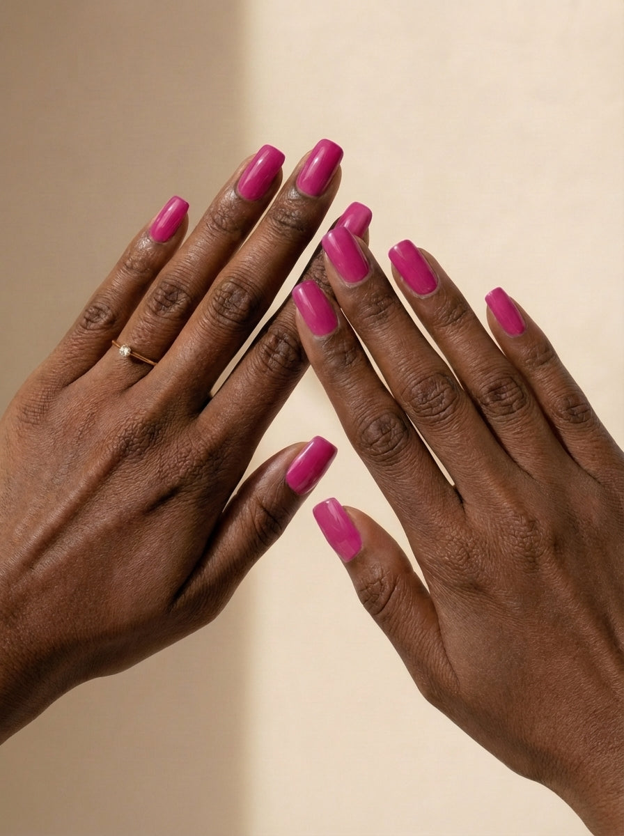 Lana – Rose Électrique | Press-on Nails