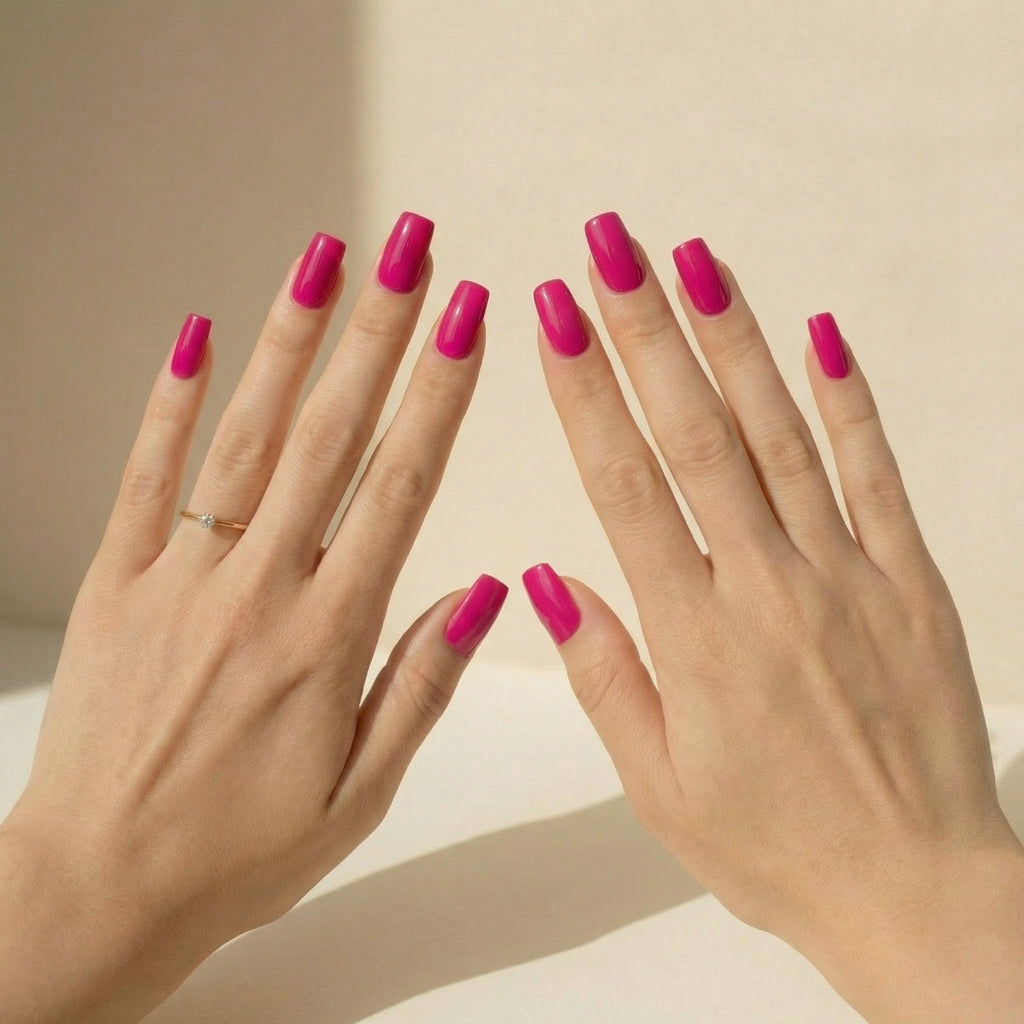 Fiona - Manucure Rose Éclatante!